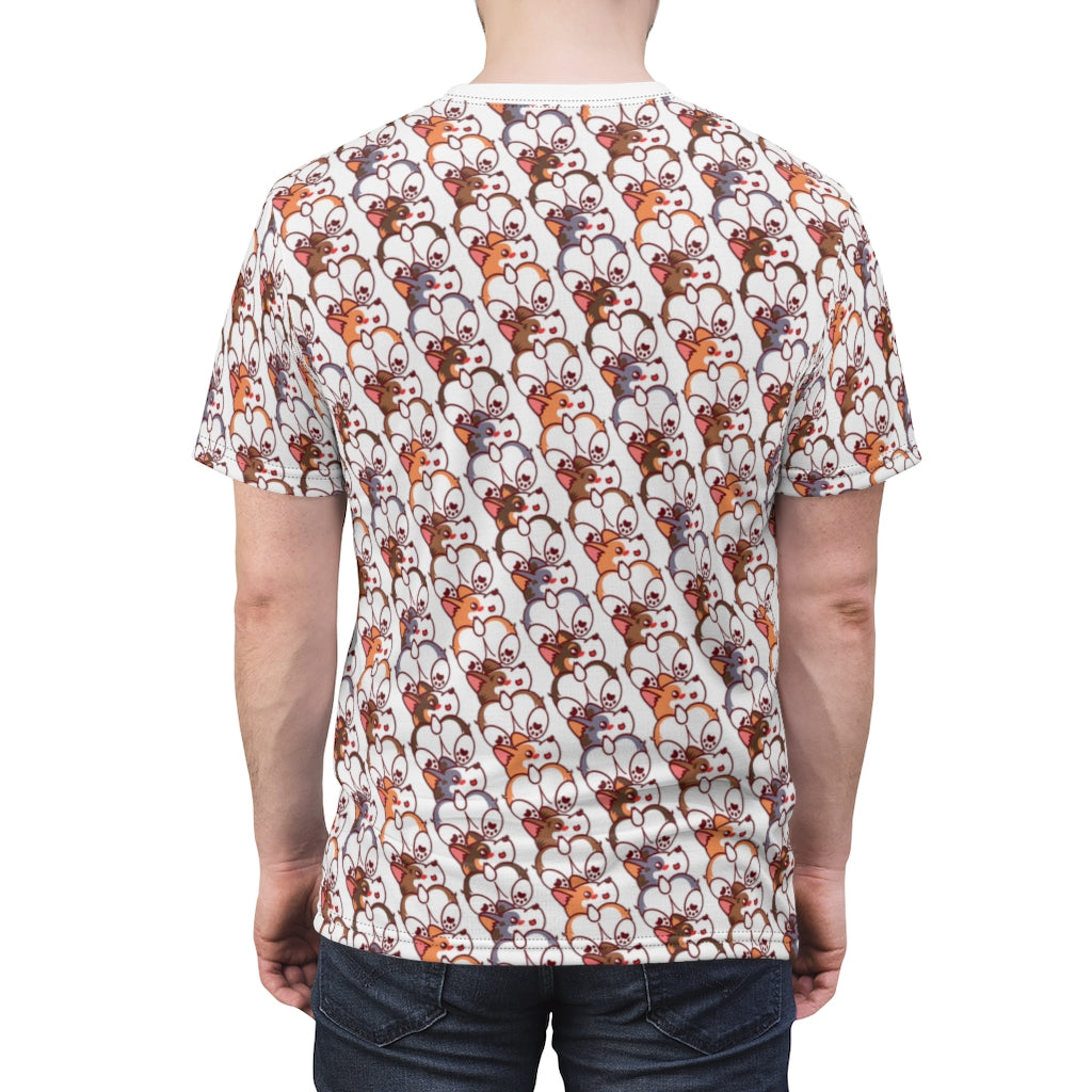 Corgi Pack Unisex All-Over-Print Corgi Butt Lover Cut & Sew Tee
