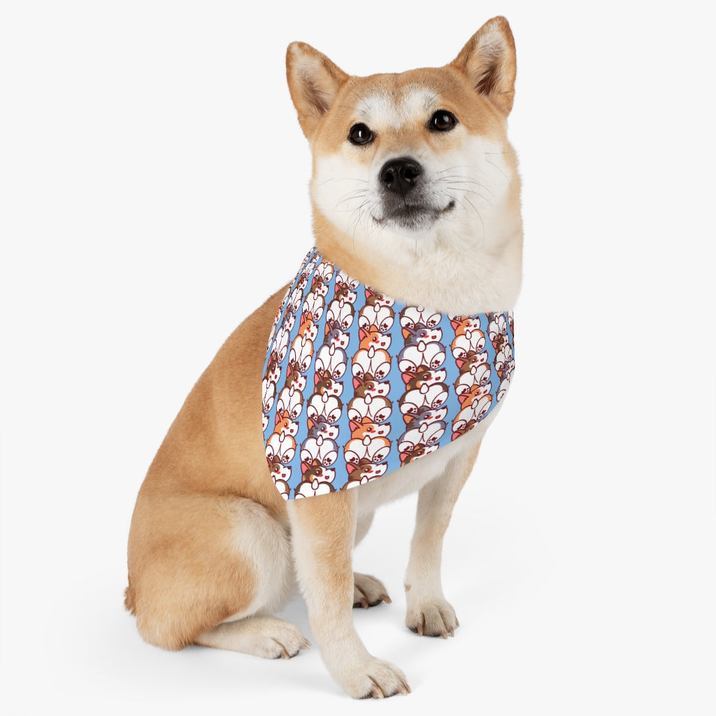 Multi-Color Corgi Butt Lover Dog Bandana