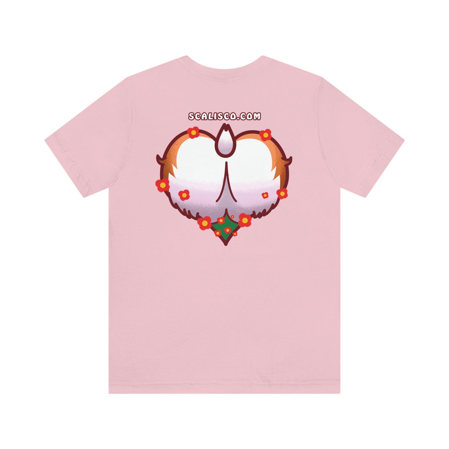 A Corgi's Cozy Hike 2-Sided Unisex Adult Shirt (w/ Butt On Back)