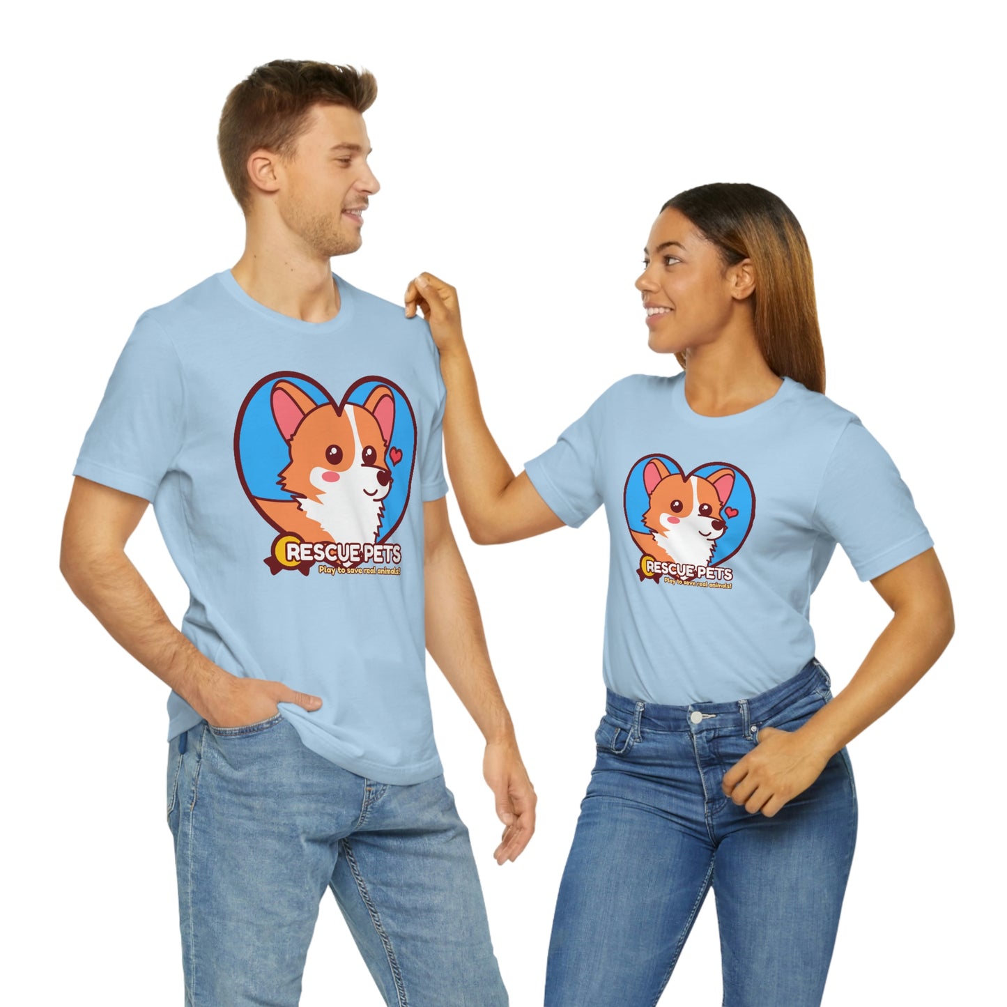 Official Rescue Pets Game Corgi Unisex Adult Shirt