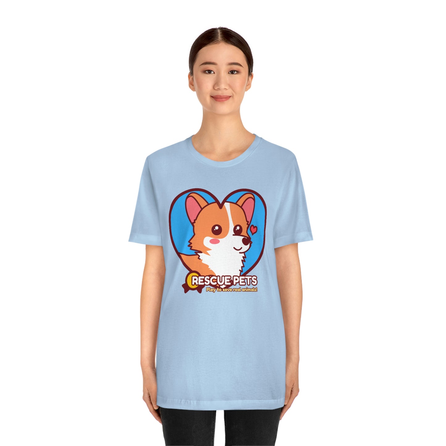 Official Rescue Pets Game Corgi Unisex Adult Shirt