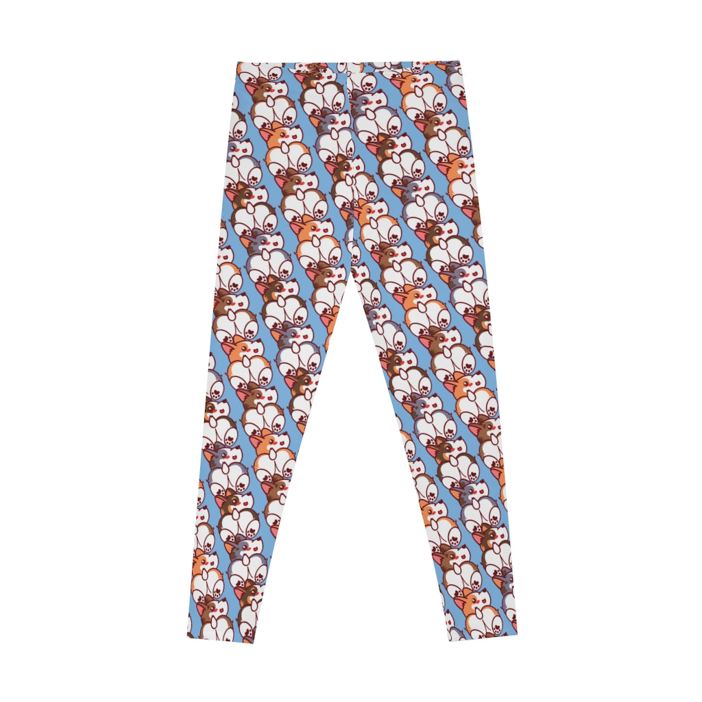 Corgi Pack Corgi Butt Lover Stretchy Women's Leggings
