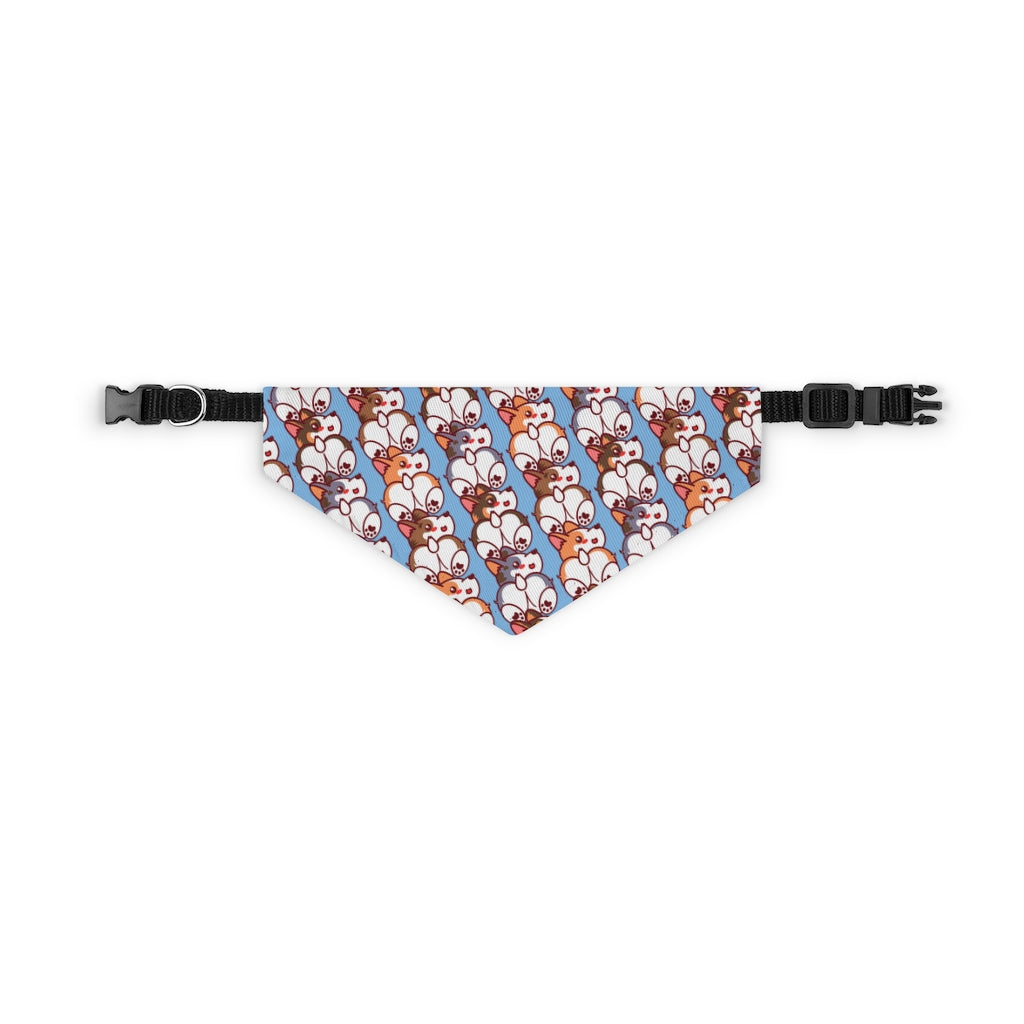 Multi-Color Corgi Butt Lover Dog Bandana
