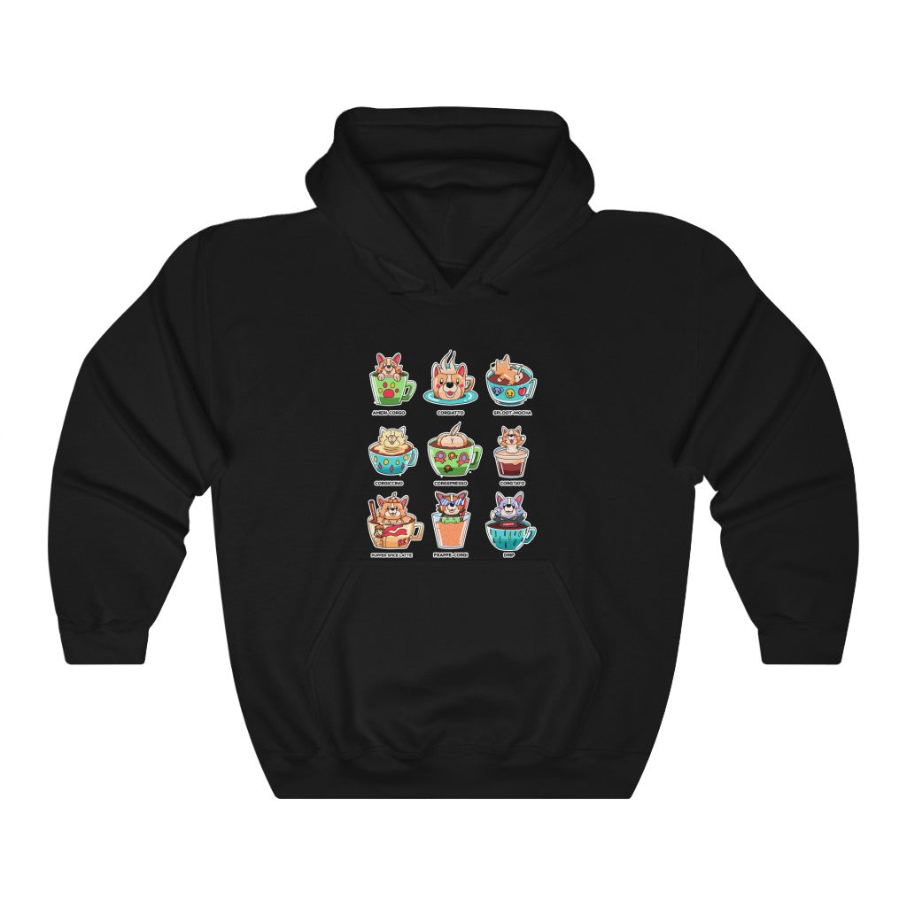 Corgffee Corgi Coffee Pun Lover Unisex Hoodie