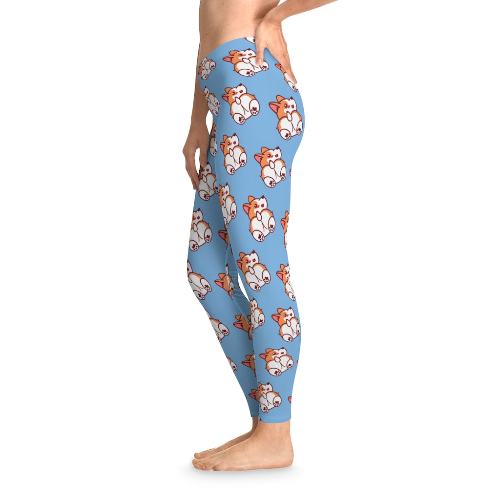 Corgi Butt Lover Stretchy Women's Leggings