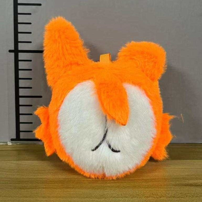Corgi Ball w/ Heart and Butt Keychain Plush- Official Game Merch 4"