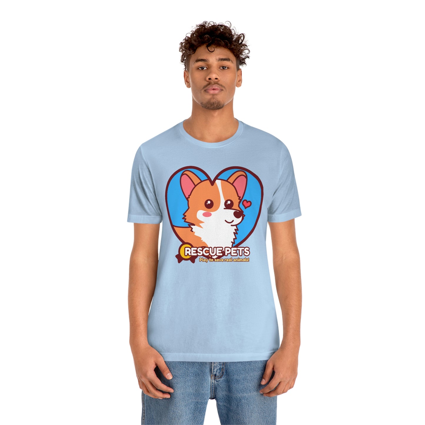 Official Rescue Pets Game Corgi Unisex Adult Shirt