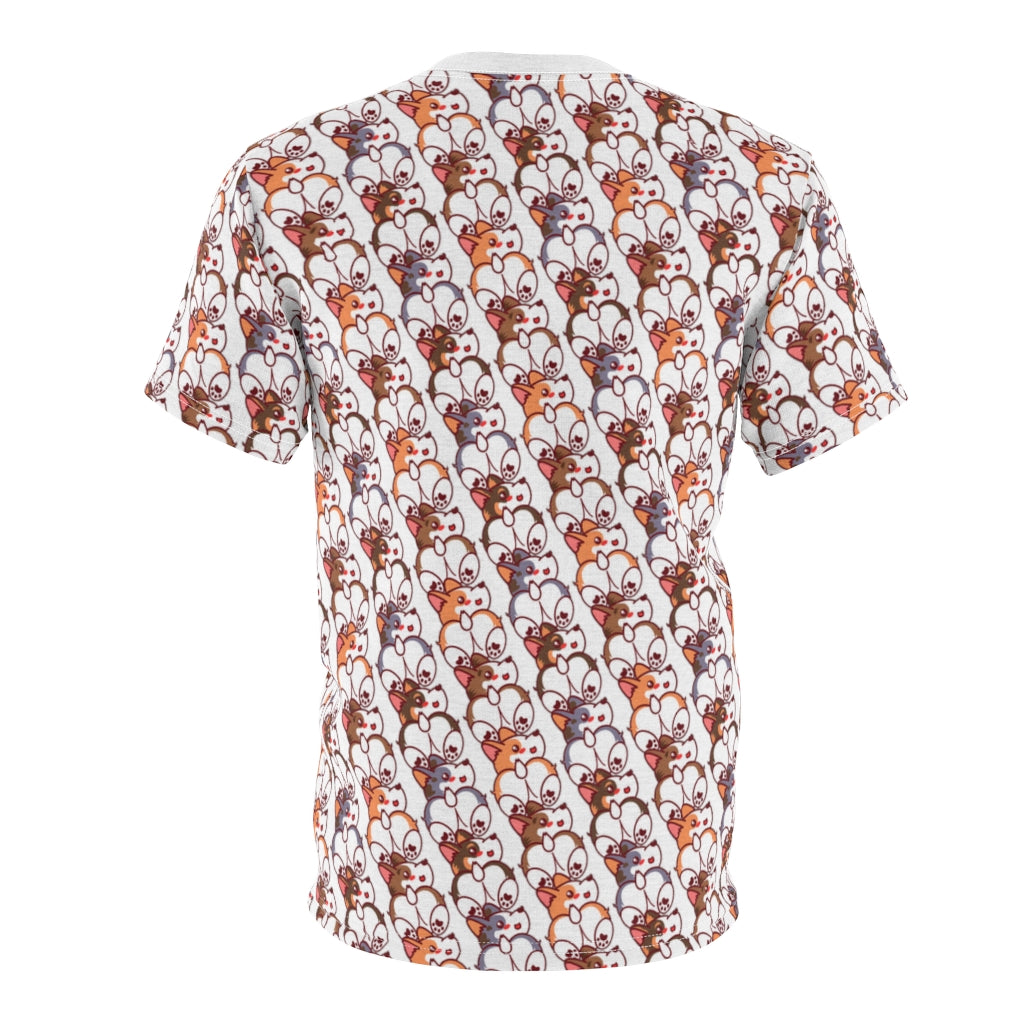 Corgi Pack Unisex All-Over-Print Corgi Butt Lover Cut & Sew Tee