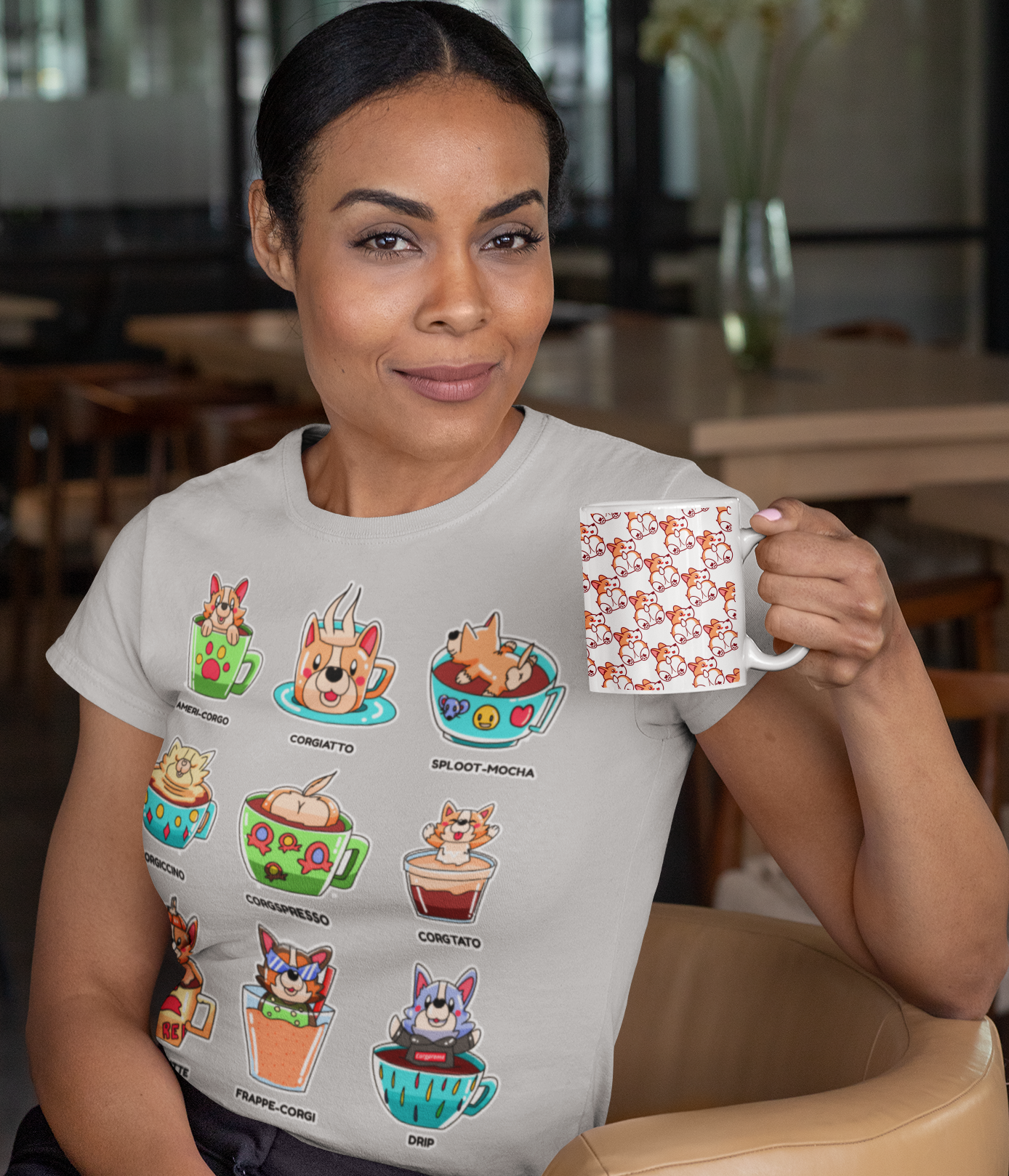 Corgffee Corgi Coffee Puns Unisex Shirts