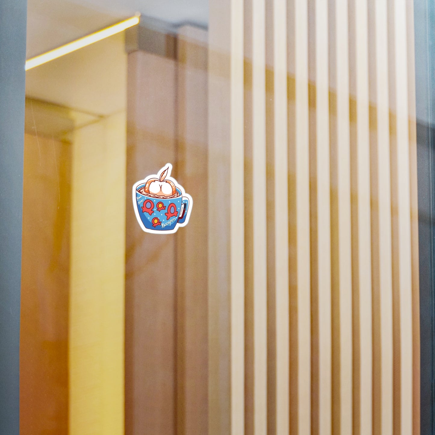 Rescue Pets Game Corgi Cofffe Mug Sticker Kiss-Cut Vinyl Decals