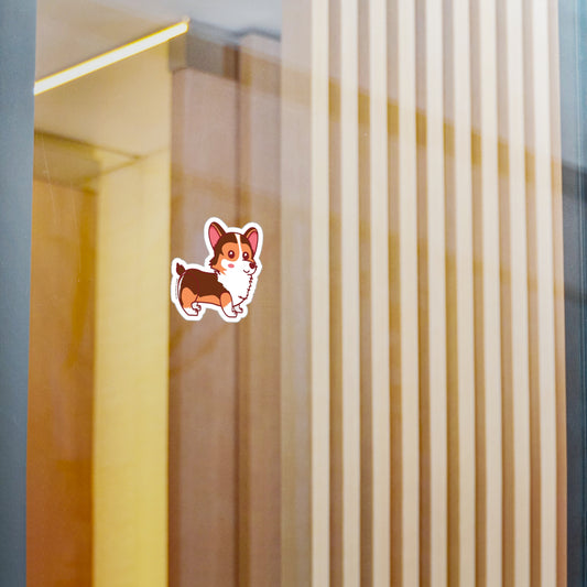 Official Rescue Pets Game Tri-Color Corgster the Corgi Full-body Sticker Kiss-Cut Vinyl Decals