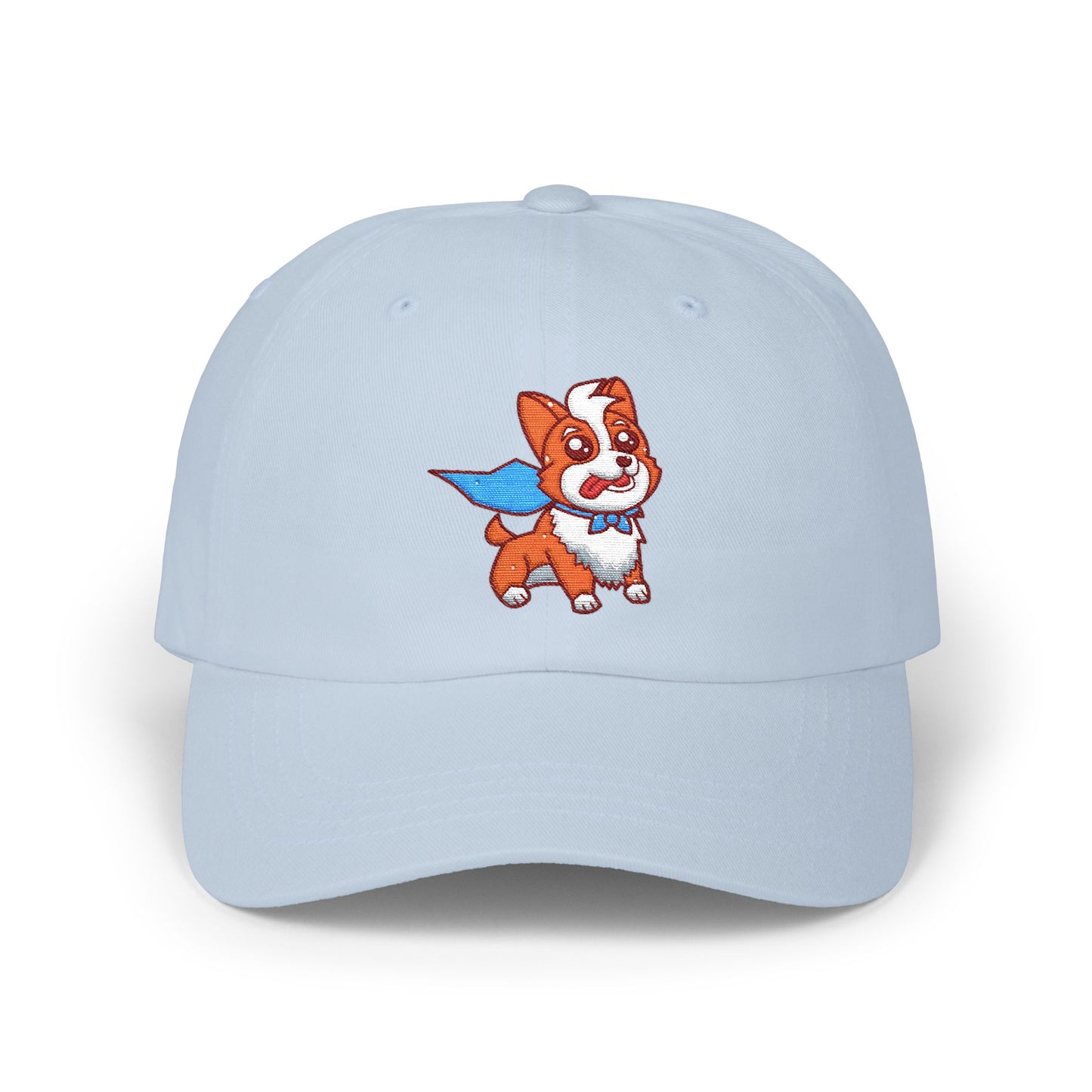 A Corgi's Cozy Hike Embroidered- Classic Dad Cap