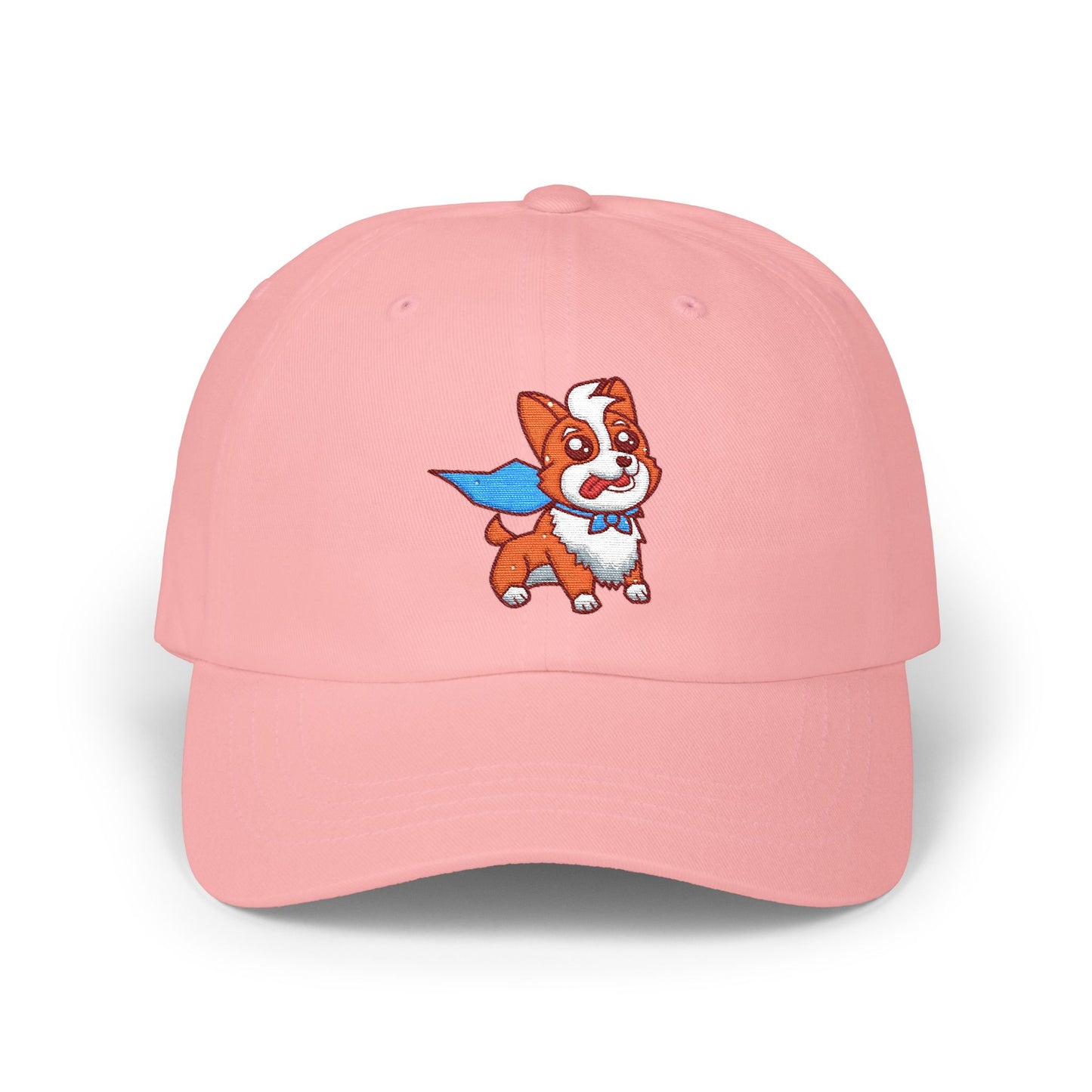 A Corgi's Cozy Hike Embroidered- Classic Dad Cap