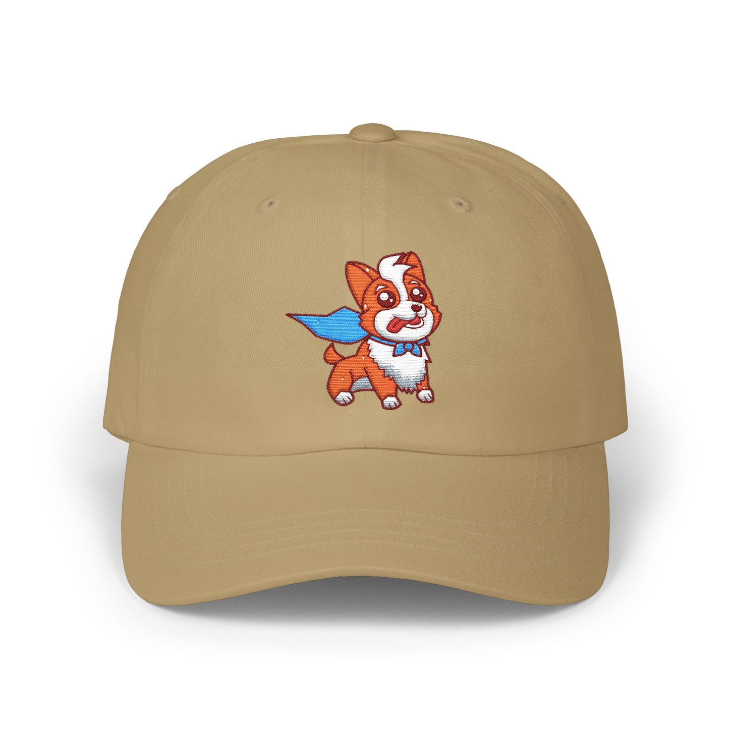 A Corgi's Cozy Hike Embroidered- Classic Dad Cap