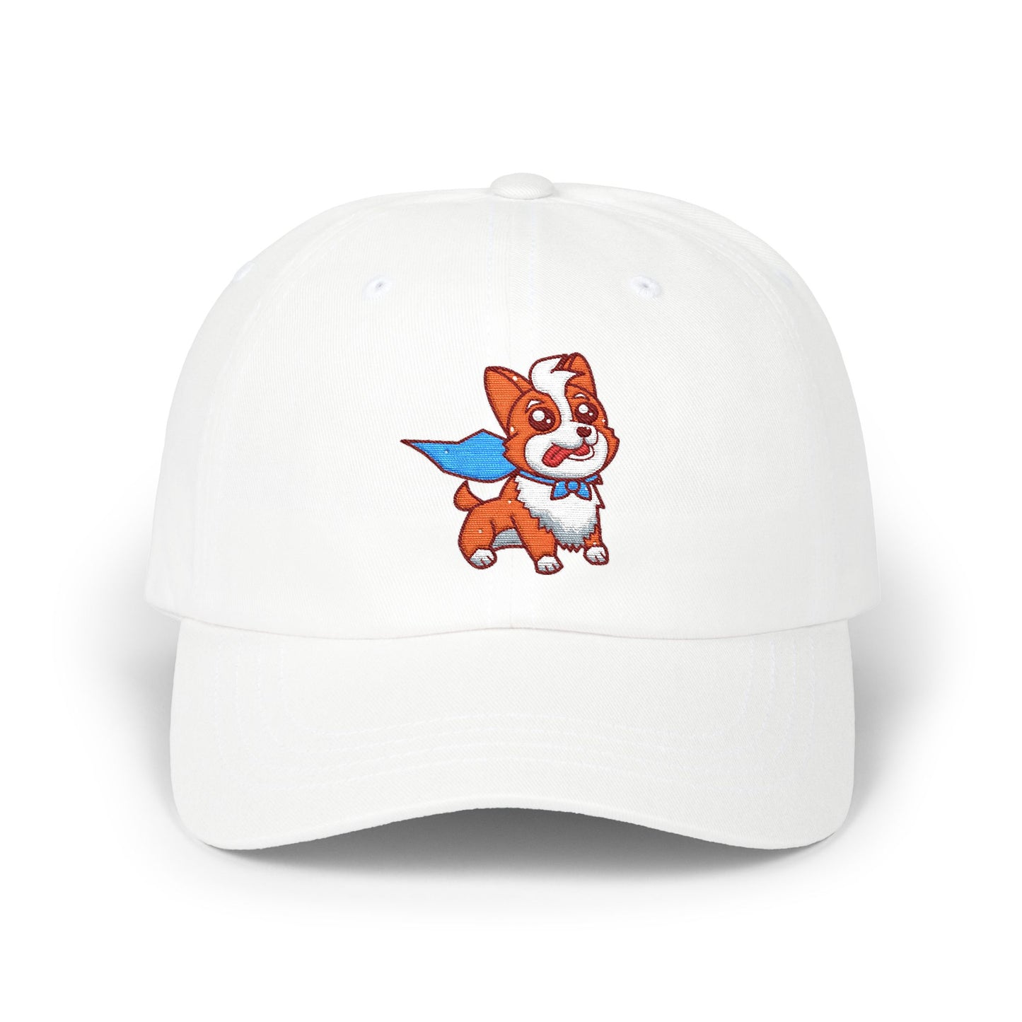 A Corgi's Cozy Hike Embroidered- Classic Dad Cap