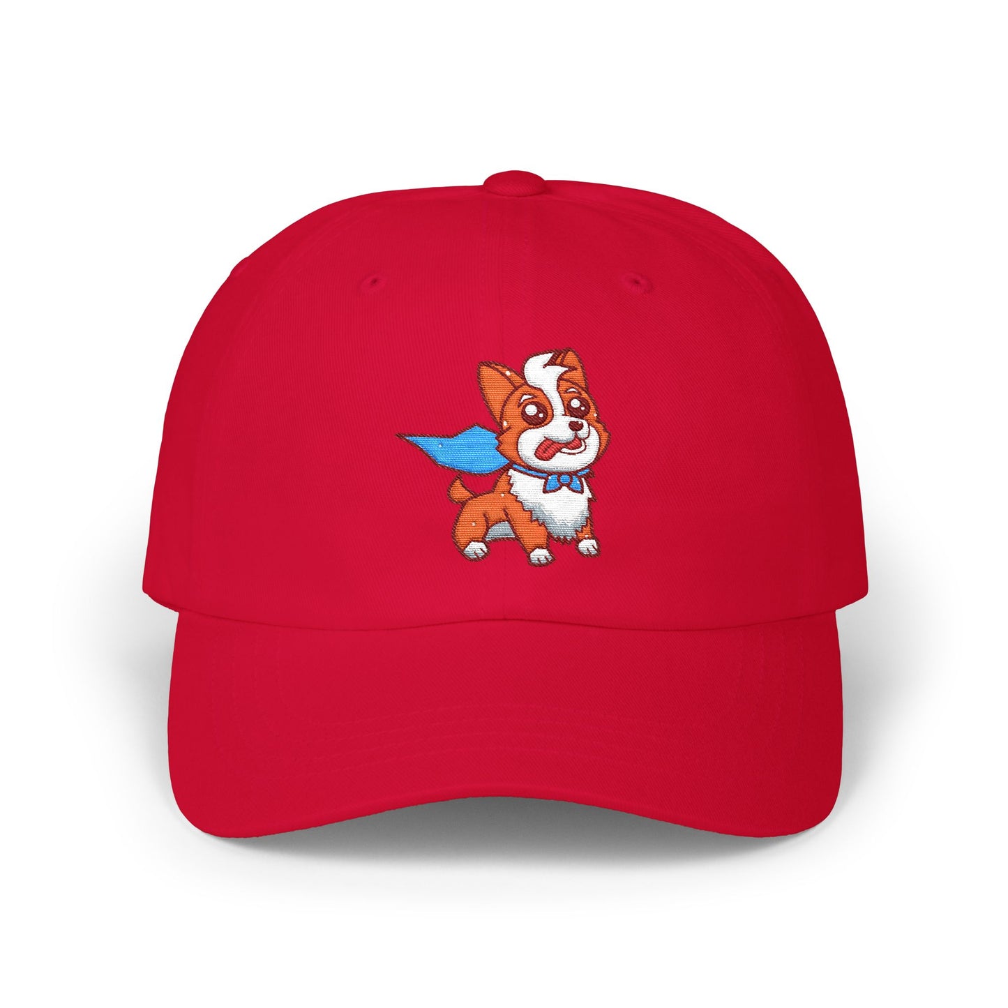 A Corgi's Cozy Hike Embroidered- Classic Dad Cap