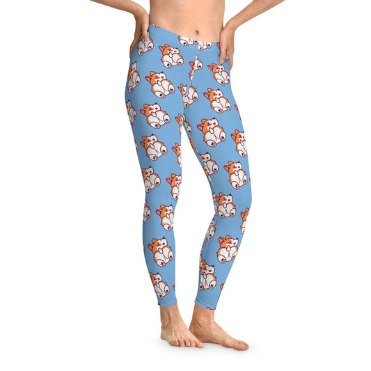 Corgi Butt Lover Stretchy Women's Leggings