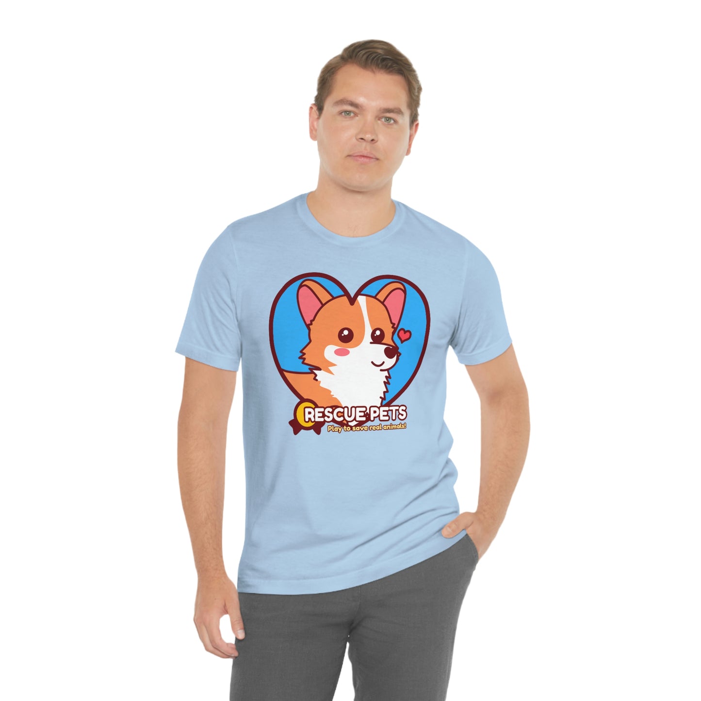 Official Rescue Pets Game Corgi Unisex Adult Shirt