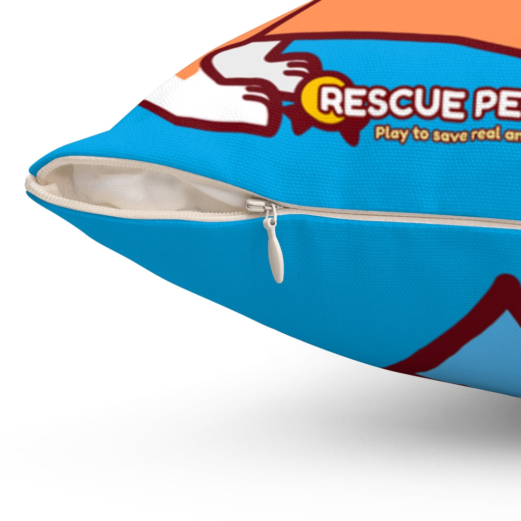Rescue Pets Corgi Throw Pillow