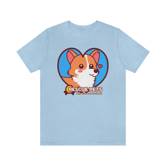 Official Rescue Pets Game Corgi Unisex Adult Shirt