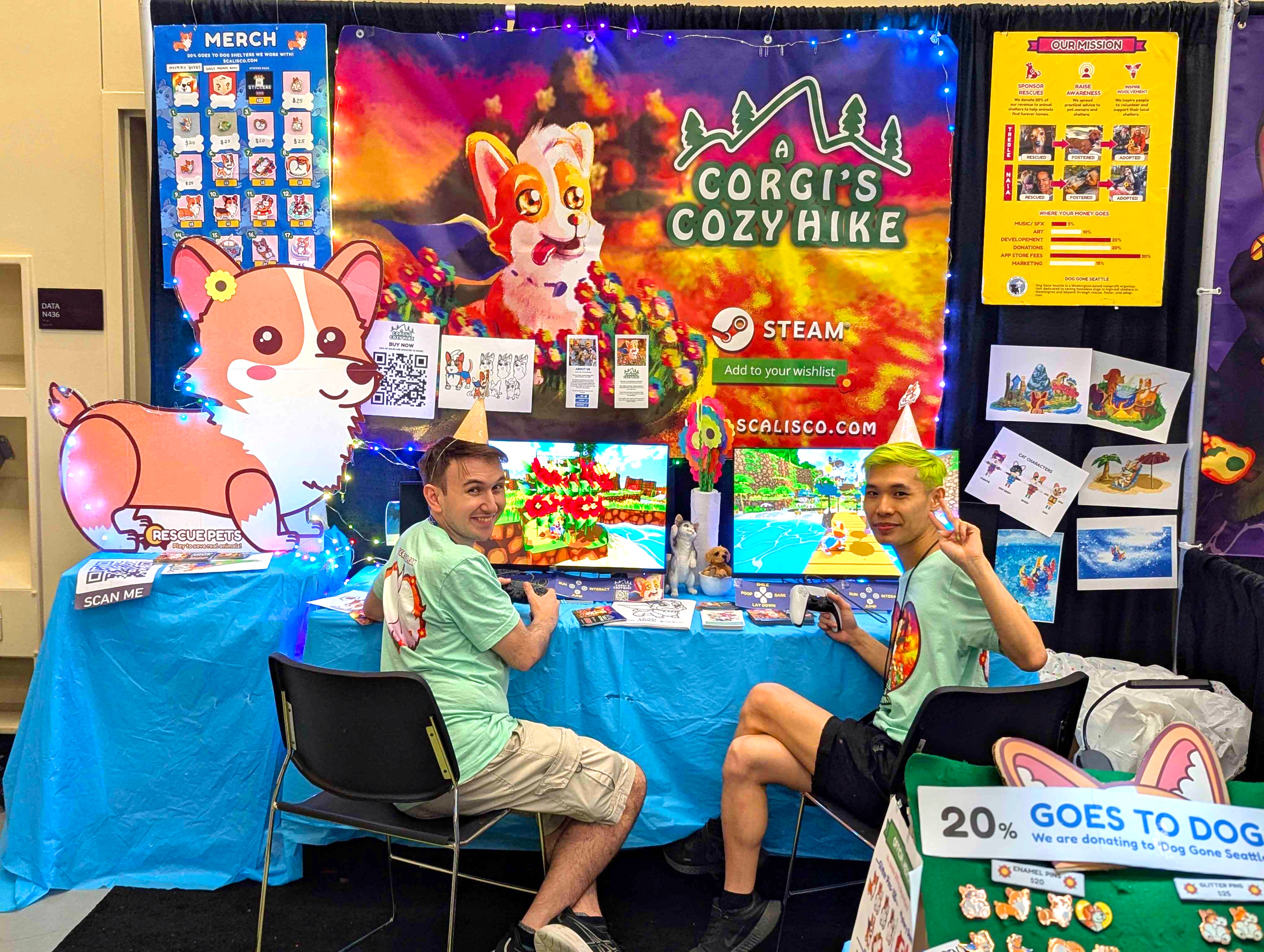 Convention booth